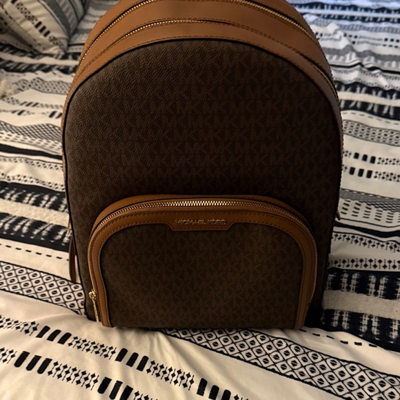 Michael Kors Brown and Tan Backpack - Picture 1 of 2